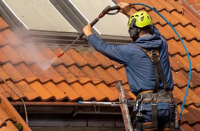 Démoussage et hydrofuge de toiture à Meslières